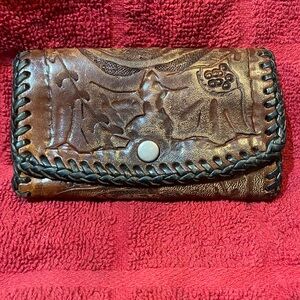 genuine Leather Wallet monogrammed